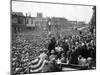 Democratic Presidential Candidate, Franklin Roosevelt, Speaks to Crowd of 10,000, Butte, Montana-null-Mounted Photo