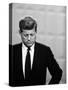 Democratic Presidential Candidate John F. Kennedy During Famed Kennedy Nixon Televised Debate-Paul Schutzer-Stretched Canvas