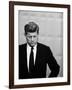 Democratic Presidential Candidate John F. Kennedy During Famed Kennedy Nixon Televised Debate-Paul Schutzer-Framed Photographic Print