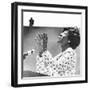 Democratic Presidential Candidate Shirley Chisholm Addresses Students at Cal State at Long Beach-null-Framed Premium Photographic Print