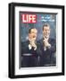 Democratic Primary Winners, Pres Candidate Hubert Humphrey and VP Edmund Muskie, September 6, 1968-Lee Balterman-Framed Premium Photographic Print