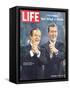 Democratic Primary Winners, Pres Candidate Hubert Humphrey and VP Edmund Muskie, September 6, 1968-Lee Balterman-Framed Stretched Canvas