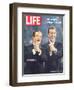 Democratic Primary Winners, Pres Candidate Hubert Humphrey and VP Edmund Muskie, September 6, 1968-Lee Balterman-Framed Photographic Print