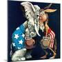 "Democrats vs. Republicans," July/Aug 1980-BB Sams-Mounted Premium Giclee Print