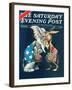 "Democrats vs. Republicans," Saturday Evening Post Cover, July/Aug 1980-BB Sams-Framed Giclee Print