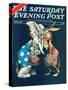 "Democrats vs. Republicans," Saturday Evening Post Cover, July/Aug 1980-BB Sams-Stretched Canvas