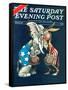 "Democrats vs. Republicans," Saturday Evening Post Cover, July/Aug 1980-BB Sams-Framed Stretched Canvas