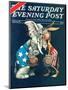 "Democrats vs. Republicans," Saturday Evening Post Cover, July/Aug 1980-BB Sams-Mounted Giclee Print