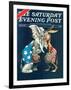 "Democrats vs. Republicans," Saturday Evening Post Cover, July/Aug 1980-BB Sams-Framed Premium Giclee Print