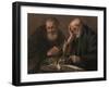 Democritus and Heraclitus by Hendrick Jansz Terbrugghen-Hendrick Jansz Terbrugghen-Framed Giclee Print