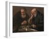 Democritus and Heraclitus by Hendrick Jansz Terbrugghen-Hendrick Jansz Terbrugghen-Framed Giclee Print