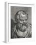 Democritus, Barlow, Rubens-null-Framed Art Print