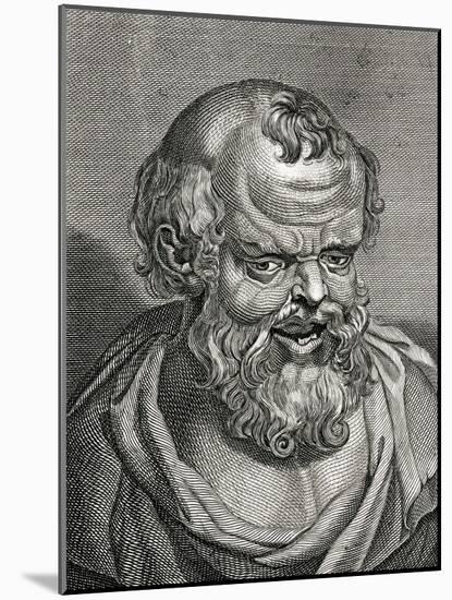 Democritus, Barlow, Rubens-null-Mounted Art Print