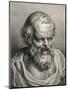 Democritus Greek Philosopher-null-Mounted Art Print