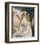 Demoiselle a la Lyre-Thierry Poncelet-Framed Premium Giclee Print