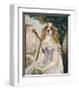 Demoiselle a la Lyre-Thierry Poncelet-Framed Premium Giclee Print