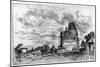 Demolition, C1840-1890-Johan Barthold Jongkind-Mounted Giclee Print