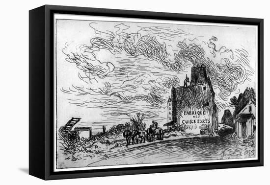 Demolition, C1840-1890-Johan Barthold Jongkind-Framed Stretched Canvas