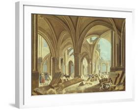 Démolition de Saint-Jean-en-Grève-Pierre-Antoine Demachy-Framed Giclee Print