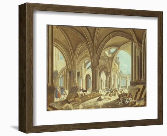 Démolition de Saint-Jean-en-Grève-Pierre-Antoine Demachy-Framed Giclee Print