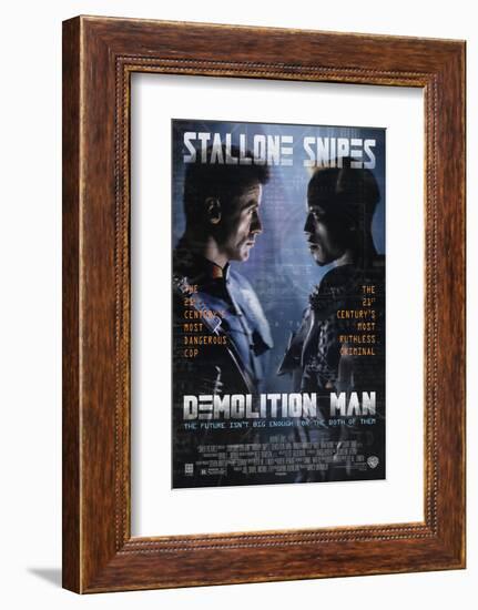 Demolition Man [1993], directed by MARCO BRAMBILLA.-null-Framed Photographic Print