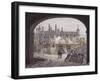 Demolition of Guildhall Chapel, London, 1820-Robert Blemmell Schnebbelie-Framed Giclee Print