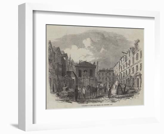 Demolition of Lyon's Inn, Strand-William Henry Pike-Framed Giclee Print