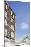 Demolition of Old Buildings, Shanghaiallee, Hafencity, Mitte, Hanseatic City of Hamburg, Germany-Axel Schmies-Mounted Photographic Print