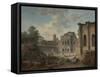 Demolition of the Chateau of Meudon, 1806-Hubert Robert-Framed Stretched Canvas