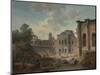 Demolition of the Chateau of Meudon, 1806-Hubert Robert-Mounted Giclee Print