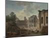 Demolition of the Chateau of Meudon, 1806-Hubert Robert-Mounted Giclee Print