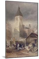 Demolition of the Church of St Benet Fink, City of London, 1844-John Wykeham Archer-Mounted Giclee Print