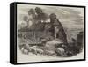 Demolition of the Fortifications of Luxemburg-null-Framed Stretched Canvas