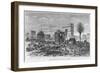 Demolition of the Paris Barriers, Arc de Triomphe and Place de L'Etoile-Felix Thorigny-Framed Giclee Print