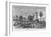 Demolition of the Paris Barriers, Arc de Triomphe and Place de L'Etoile-Felix Thorigny-Framed Giclee Print