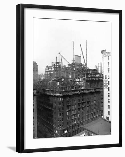 Demolition of the Waldorf-Astoria-null-Framed Photographic Print