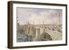 Demolition Work Being Carried Out on Blackfriars Bridge, 1864-George Maund-Framed Giclee Print