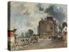 Demolition Work in Rue Des Francs-Bourgeois-Saint-Marcel, 1868-Johan Barthold Jongkind-Stretched Canvas