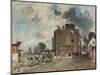 Demolition Work in Rue Des Francs-Bourgeois-Saint-Marcel, 1868-Johan Barthold Jongkind-Mounted Giclee Print