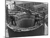 Demolition Work Manvers Main Colliery, Wath Upon Dearne, South Yorkshire, September 1956-Michael Walters-Mounted Photographic Print