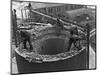 Demolition Work Manvers Main Colliery, Wath Upon Dearne, South Yorkshire, September 1956-Michael Walters-Mounted Photographic Print