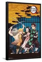 Demon Slayer - Group Art-Trends International-Framed Poster