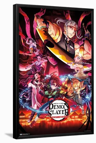 Demon Slayer - Key Visual 1-Trends International-Framed Poster