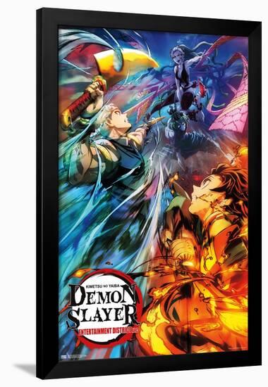 Demon Slayer - Key Visual 2-Trends International-Framed Poster