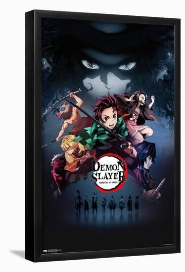 Demon Slayer - Key Visual 3-Trends International-Framed Poster