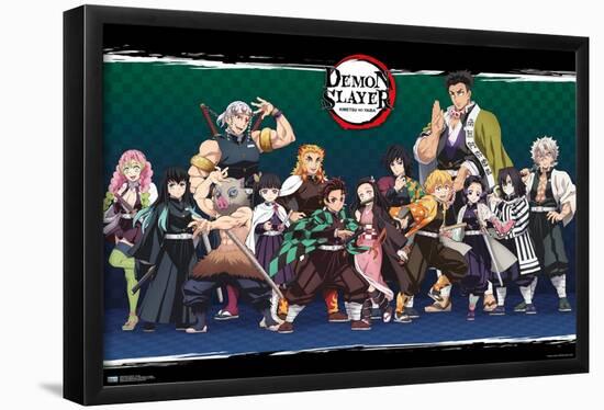 Demon Slayer - Lineup-Trends International-Framed Poster