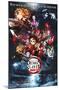 Demon Slayer: Mugen Train - Collage One Sheet-Trends International-Mounted Poster