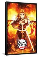 Demon Slayer: Mugen Train - Kyojuro Rengoku One Sheet-Trends International-Framed Poster