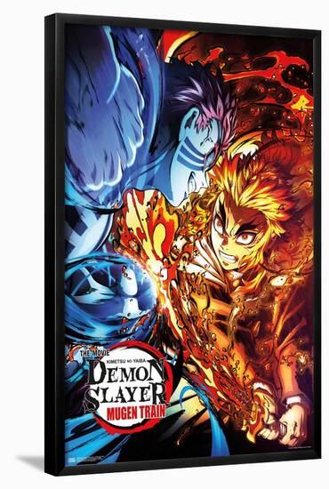 Demon Slayer: Mugen Train - Versus One Sheet-Trends International-Framed Poster