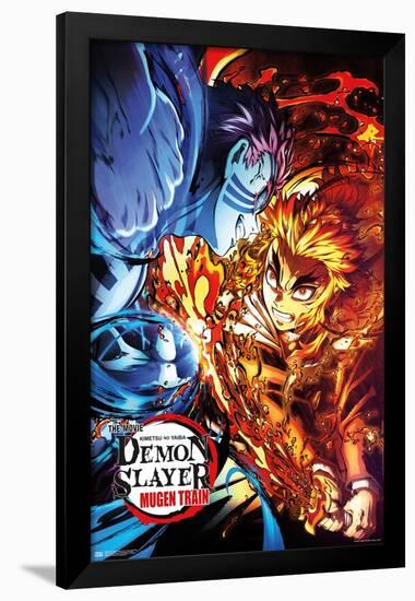 Demon Slayer: Mugen Train - Versus One Sheet-Trends International-Framed Poster